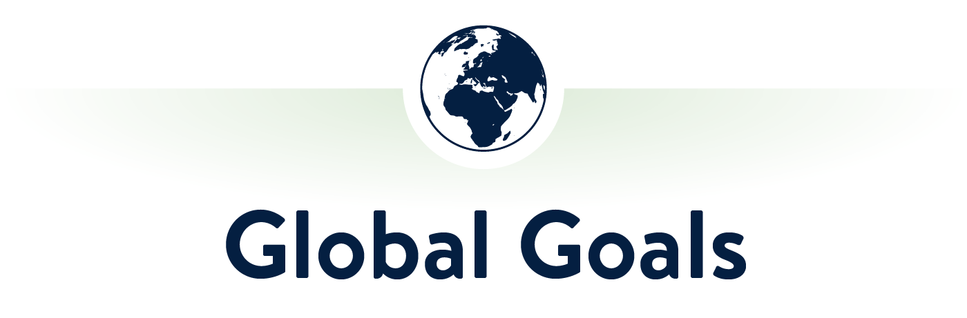 Global Goals Sustainable Packaging Goals Section Header